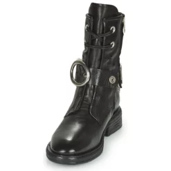 Airstep / A.S.98 FLOWER BUCKLE Couleur Noir -Promos Airstep / A.S.98 Boutique 20021521 500 C